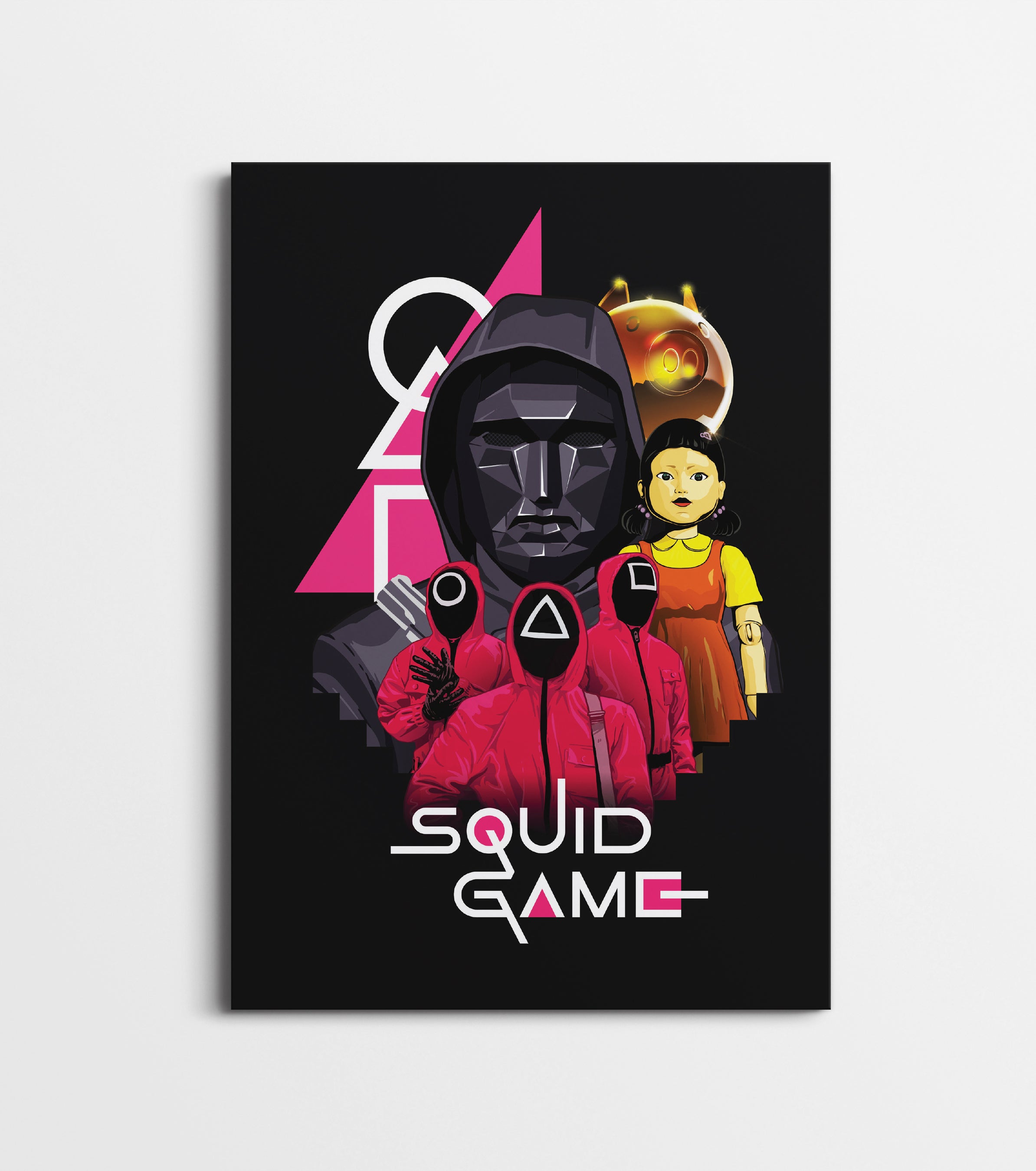 Squid Game Wall Poster – Netflix Series Korean Drama Art Lazywalls